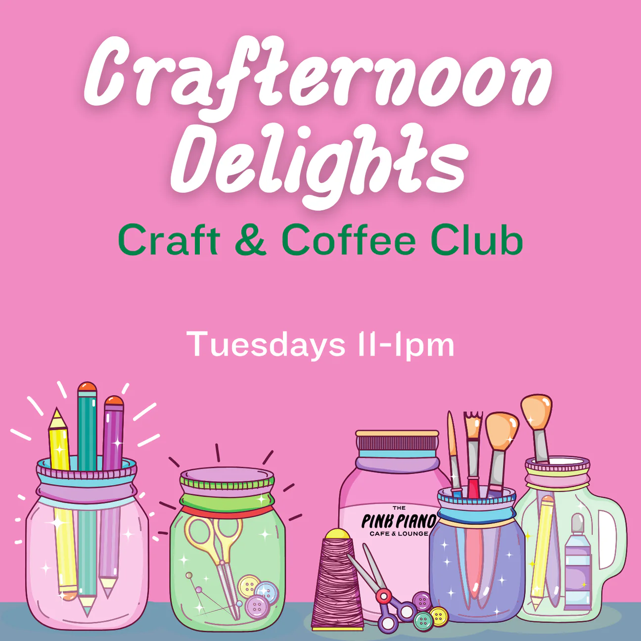 Crafternoon Delights: Craft & Coffee Club