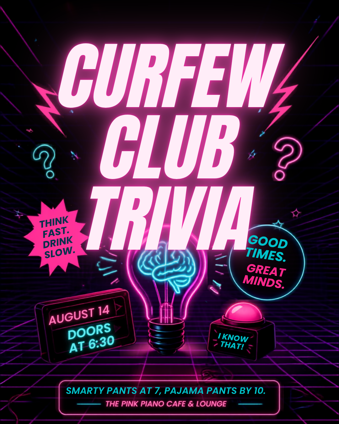 Trivia Night! Back to the 80s!